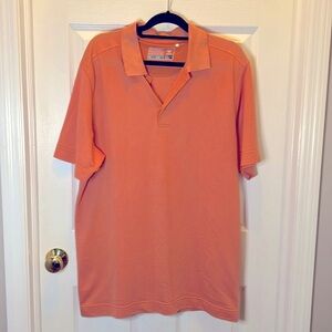 Cutter and Buck dry tech SS Polo, size XL in Color Salmon. Like New.